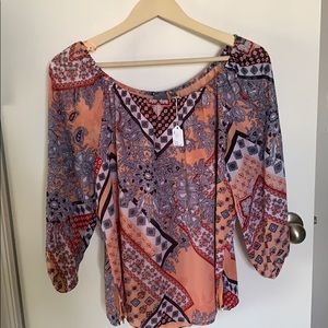 3/4 sleeve blouse